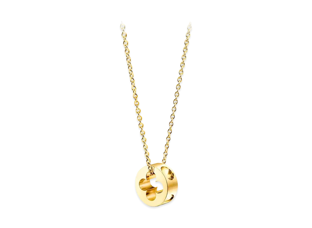 Louis Vuitton Pendentif Empreinte Necklace 18K "Yellow Gold"