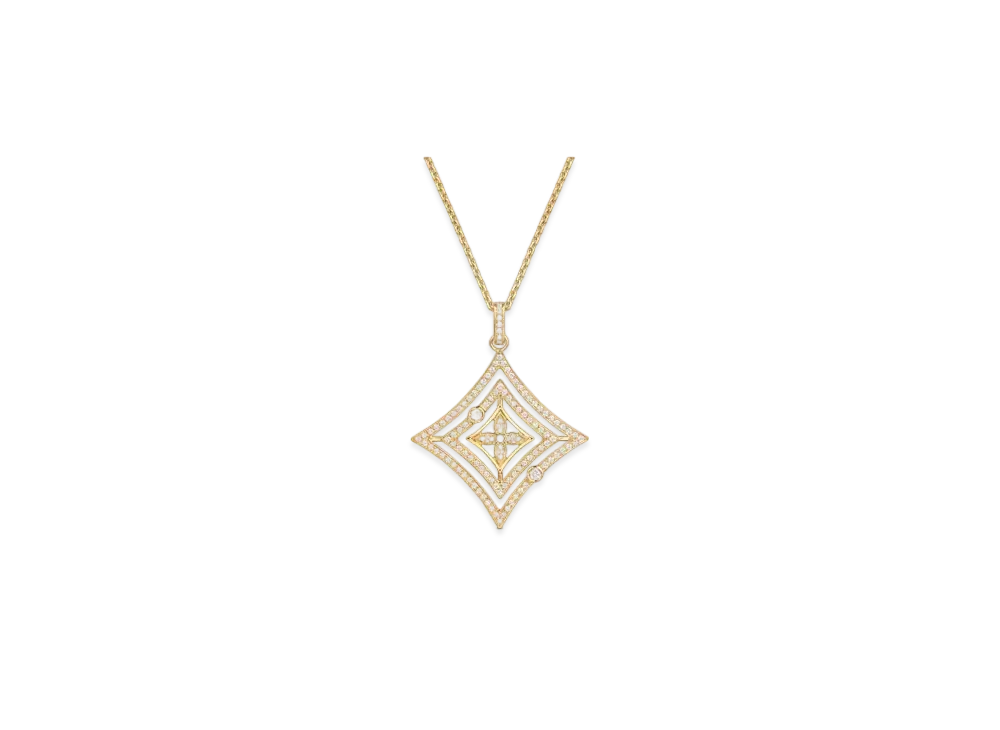 Louis Vuitton Idylle Blossom Medallion, Yellow Gold and Diamonds