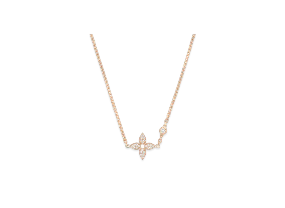 Louis Vuitton Idylle Blossom Pendant, Pink Gold and Diamonds