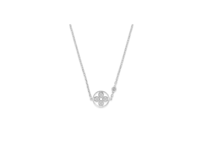 Louis Vuitton Idylle Blossom Pendant, White Gold and Diamonds