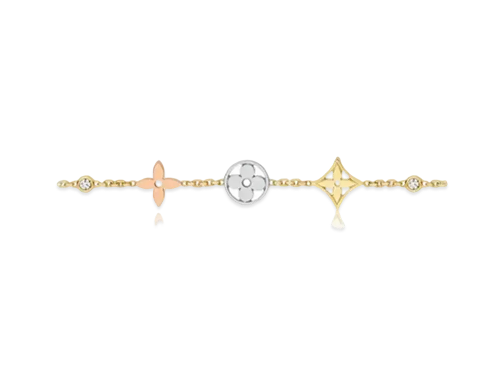 Louis Vuitton Idylle Blossom Bracelet Diamonds "Gold"