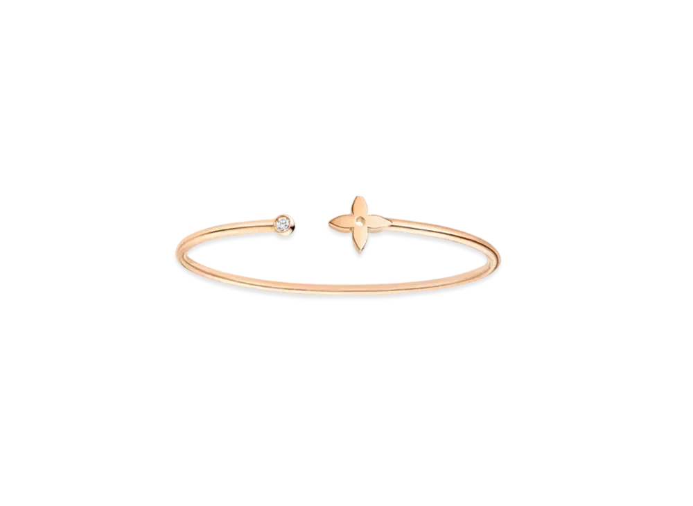Louis Vuitton Idylle Blossom Twist Bracelet, Pink Gold