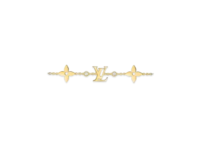 Louis Vuitton Idylle Blossom Monogram Bracelet, Yellow Gold and Diamonds