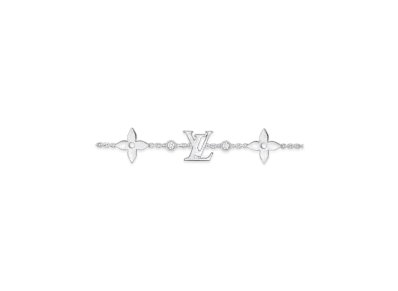 Louis Vuitton Idylle Blossom Monogram Bracelet, White Gold and Diamonds