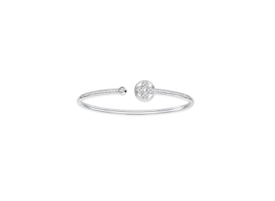 Louis Vuitton Idylle Blossom Twist Bracelet, White Gold and Diamonds