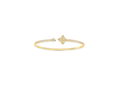 Louis Vuitton Idylle Blossom Twist Bracelet, Yellow Gold and Diamonds