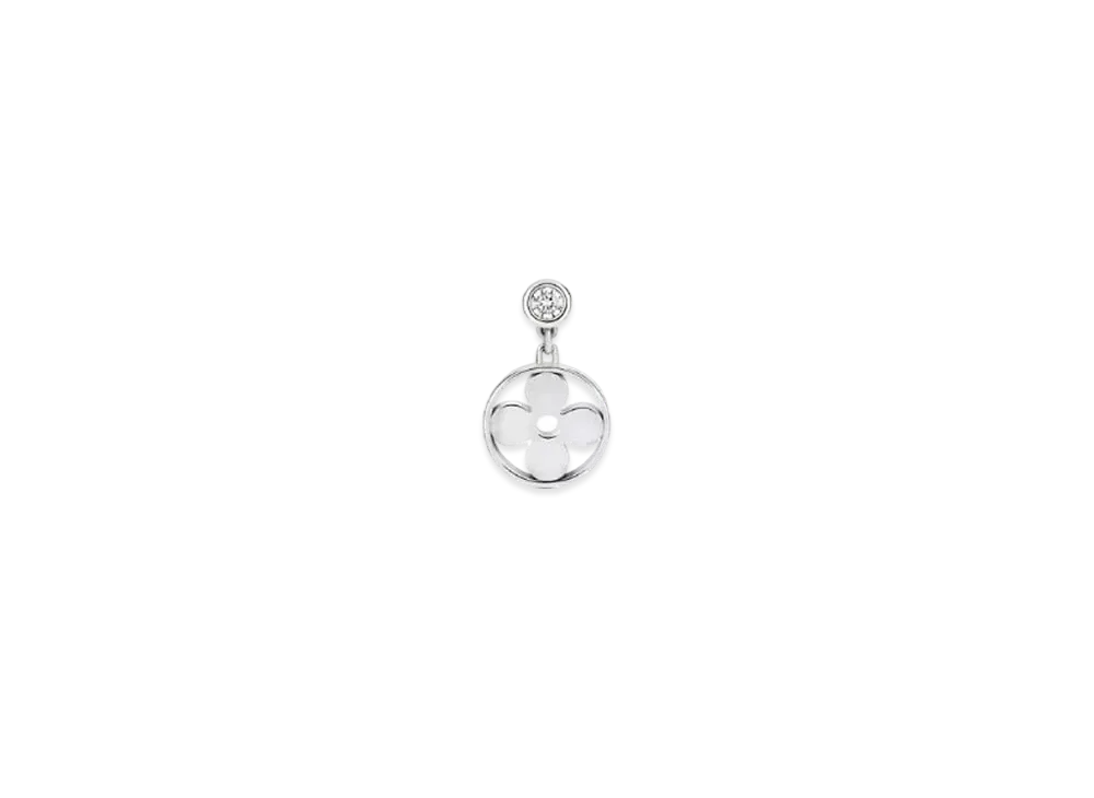 Louis Vuitton Idylle Blossom Ear Stud, White Gold and Diamond - Per Unit