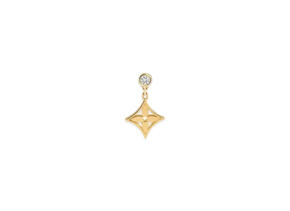 Louis Vuitton Idylle Blossom Ear Stud, Yellow Gold and Diamond - Per Unit