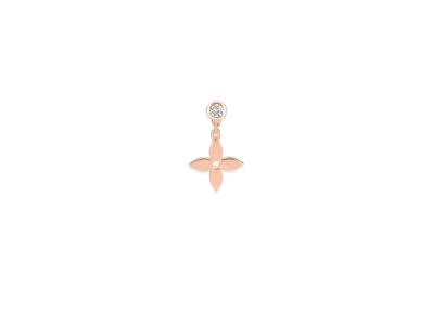 Louis Vuitton Idylle Blossom Ear Stud, Pink Gold and Diamond - Per Unit