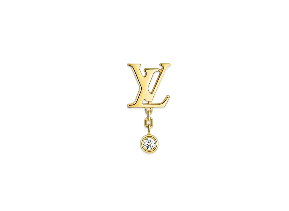 Louis Vuitton Idylle Blossom LV Ear Stud Diamond "Yellow Gold" (Per Unit)