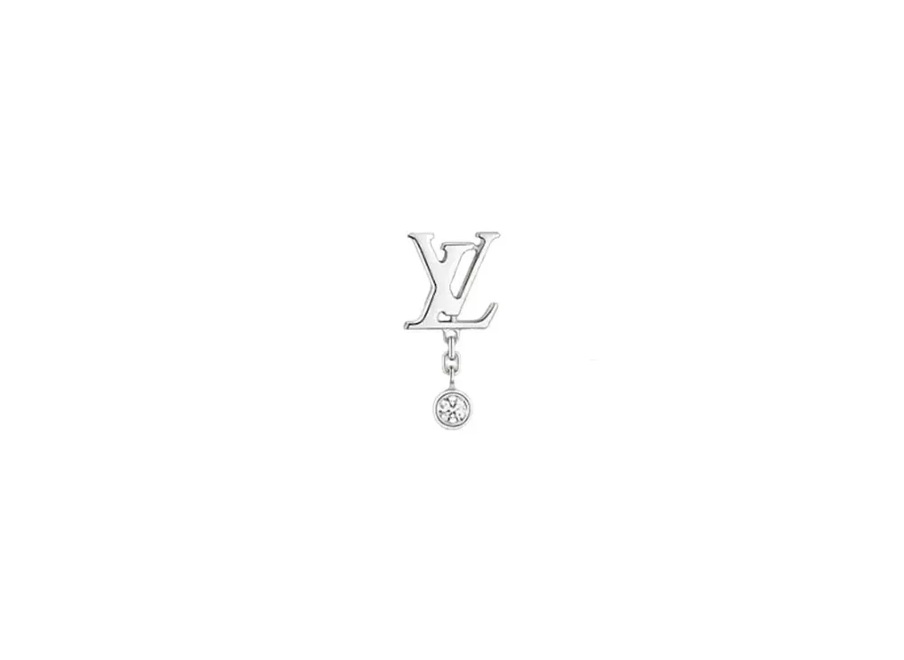 Louis Vuitton Idylle Blossom LV Ear Stud, White Gold and Diamond - Per Unit