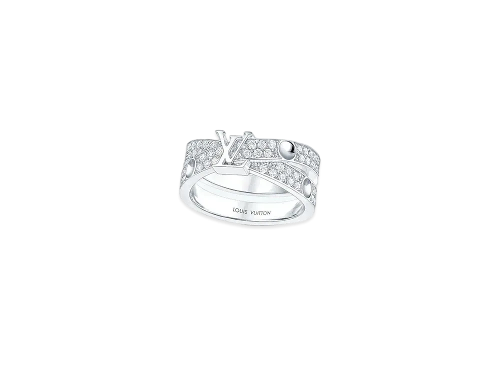 Louis Vuitton Empreinte Ring Diamonds "White Gold"