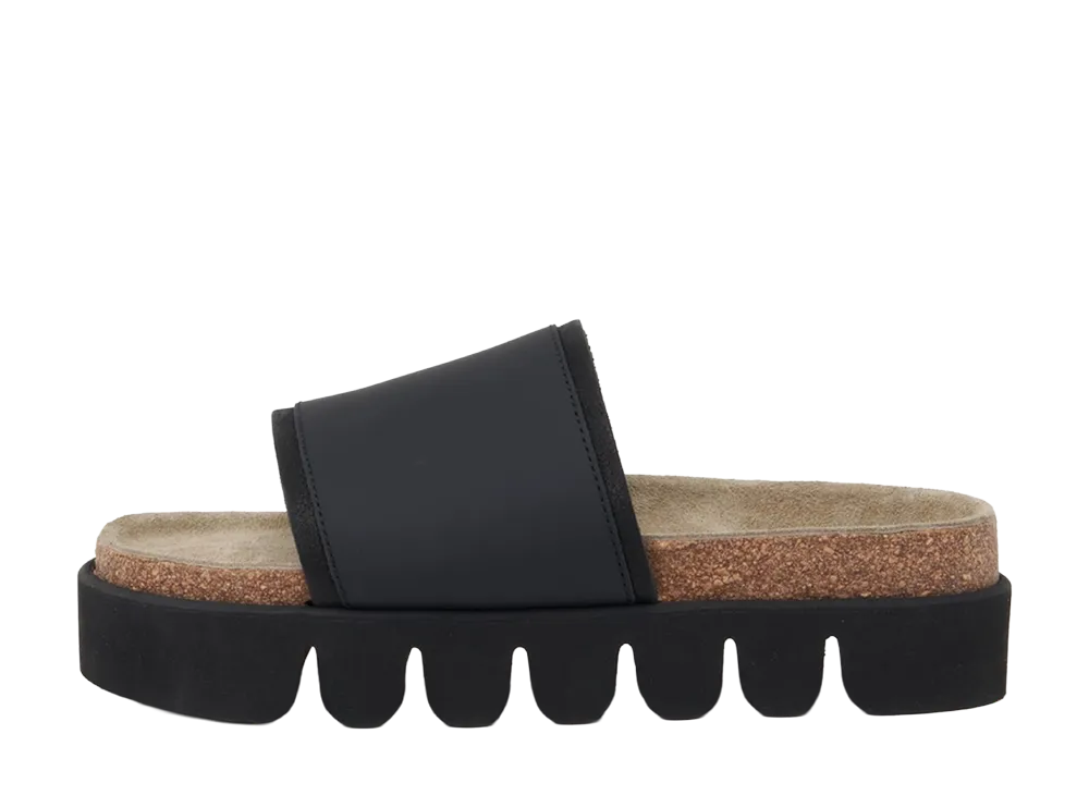 Hender Scheme Caterpillar Kamaboko Sole Sandal "Black"