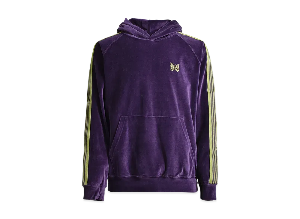 Needles Velour Track Hoodie "Purple"