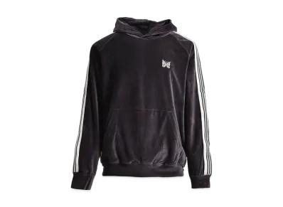 Needles Velour Track Hoodie "Charcoal"