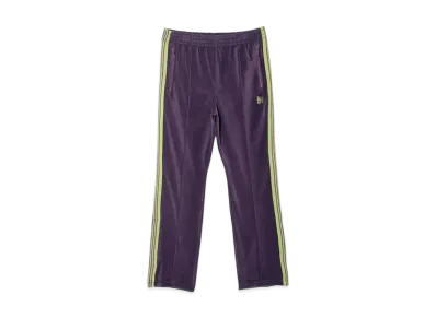 Needles Narrow Velour Track Pant "Purple"