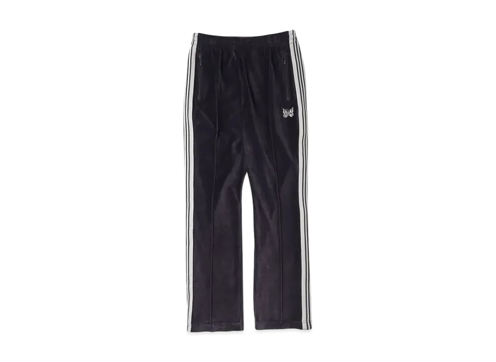 Needles Narrow Velour Track Pant "Charcoal"