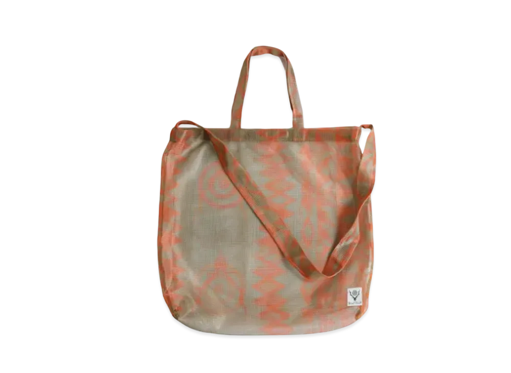 SOUTH2 WEST8 Grocery Bag H/W Mesh 2WAY "Skull/Target"