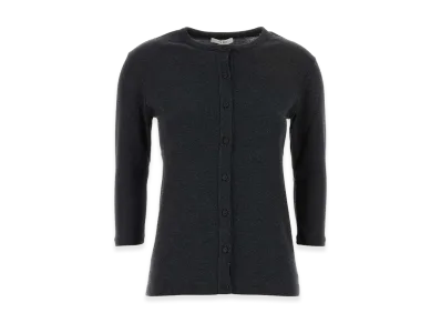 The Row Women's Cotton Blend Alena Cardigan "Gray/Charcoal"