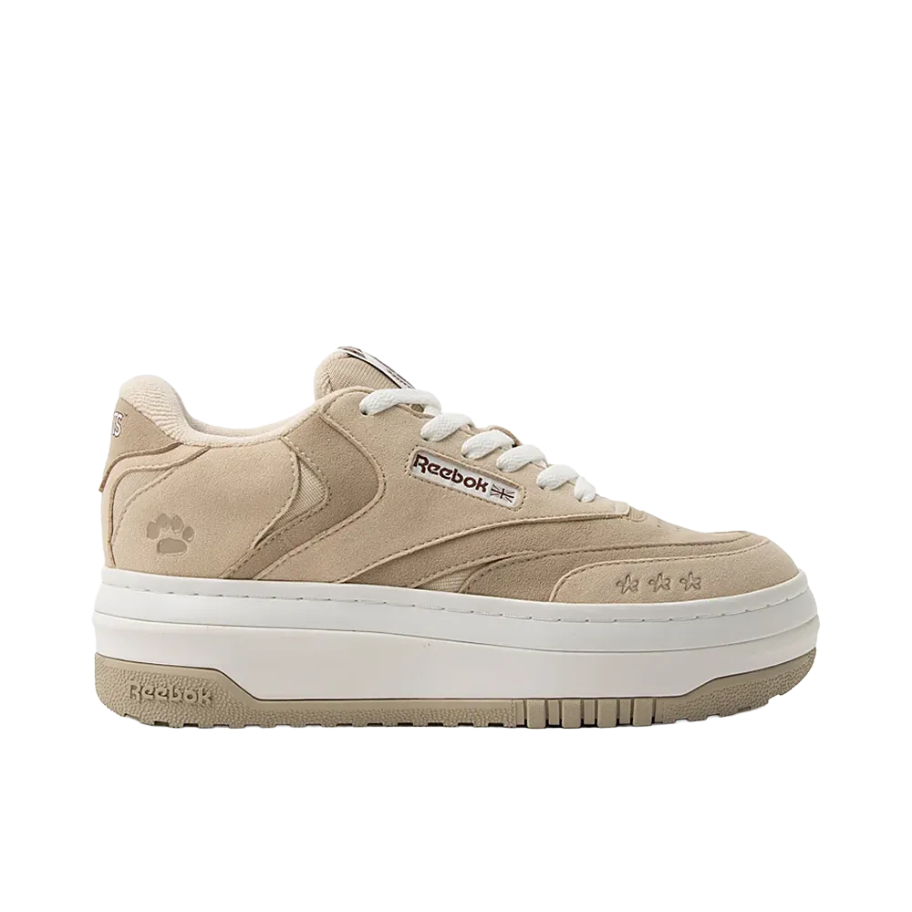 Peanuts × Reebok Women's Club C Extra "Beige"