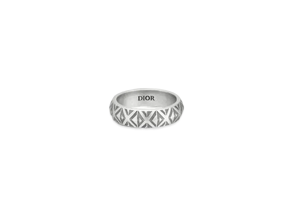 Dior CD Diamond Ring "Antique Silver"