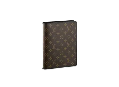 Louis Vuitton Desk Agenda Cover Monogram Macassar