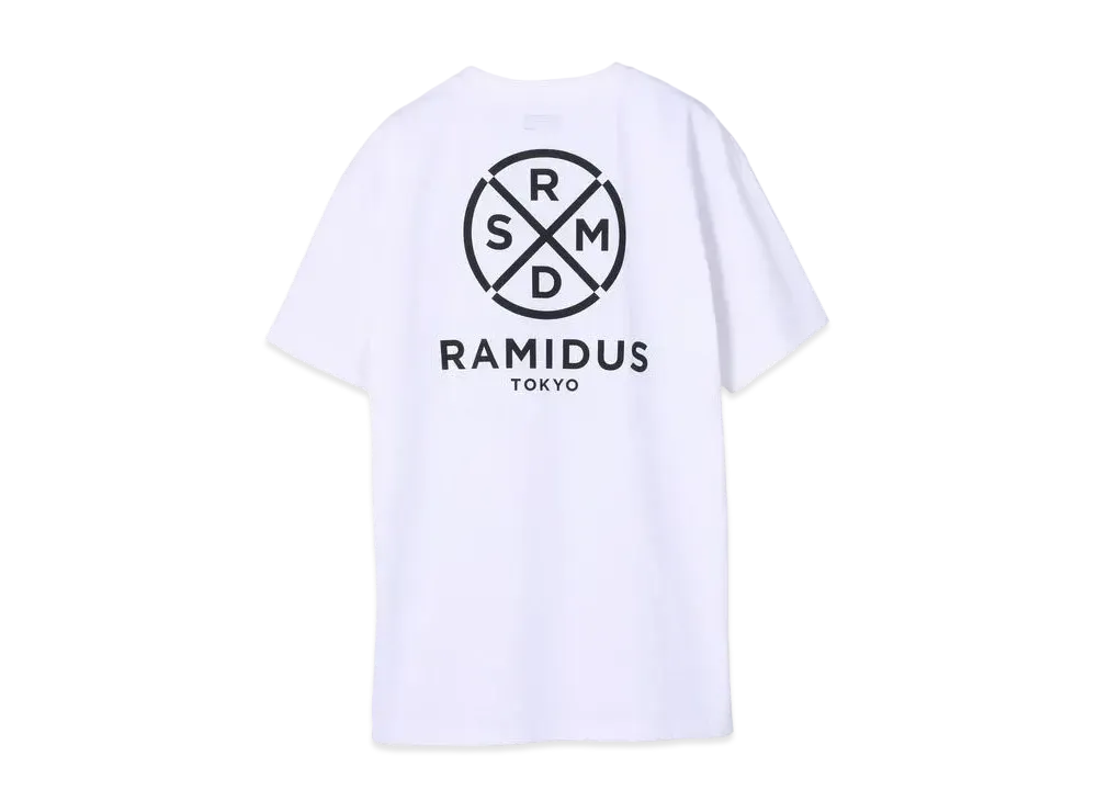 RAMIDUS Wheel Logo Crew Neck S/S Tee "White"