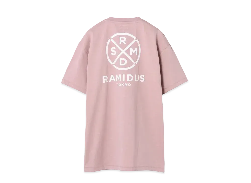 RAMIDUS Wheel Logo Crew Neck S/S Tee "Pink"