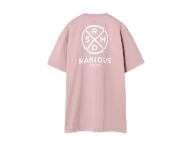 RAMIDUS Wheel Logo Crew Neck S/S Tee "Pink"