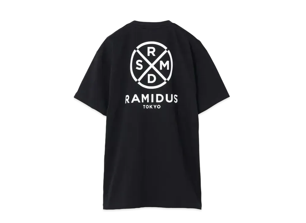 RAMIDUS Wheel Logo Crew Neck S/S Tee "Black"