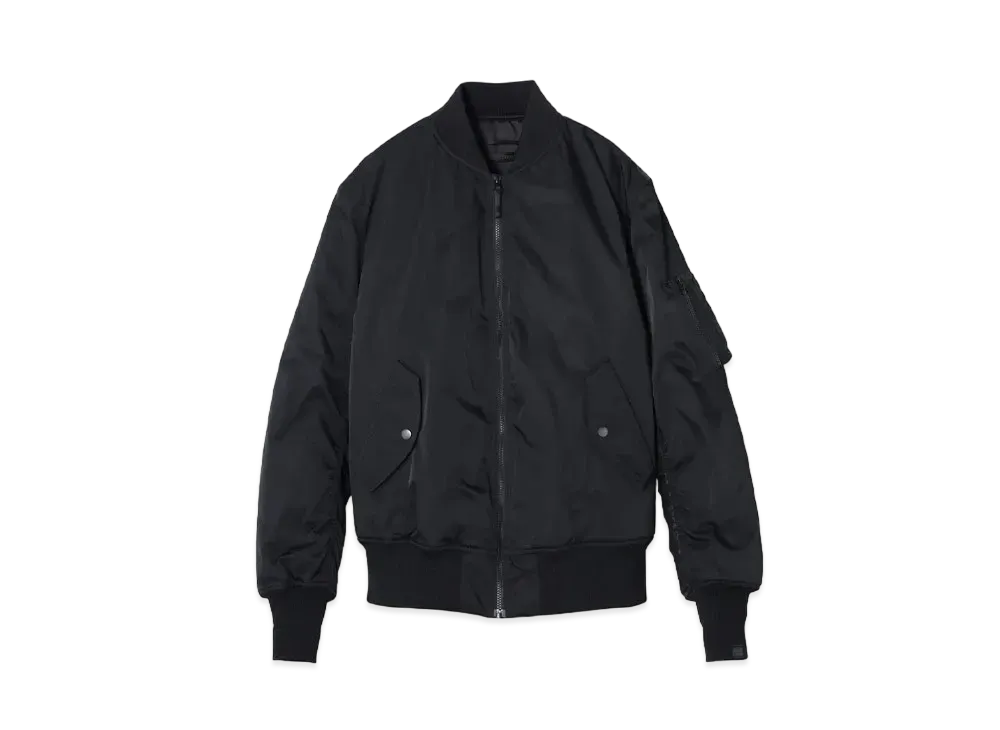 RAMIDUS x LOOPWHEELER MA-1 Bomber Jacket "Black"