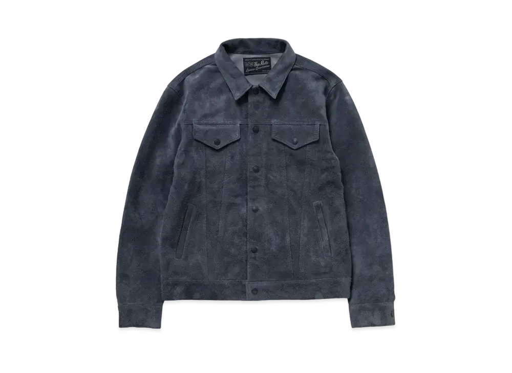 RATS Suede Leather Jacket "Black"