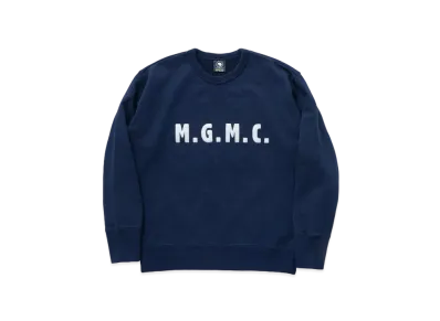 RATS Lettered Crew Neck Sweat "Navy"