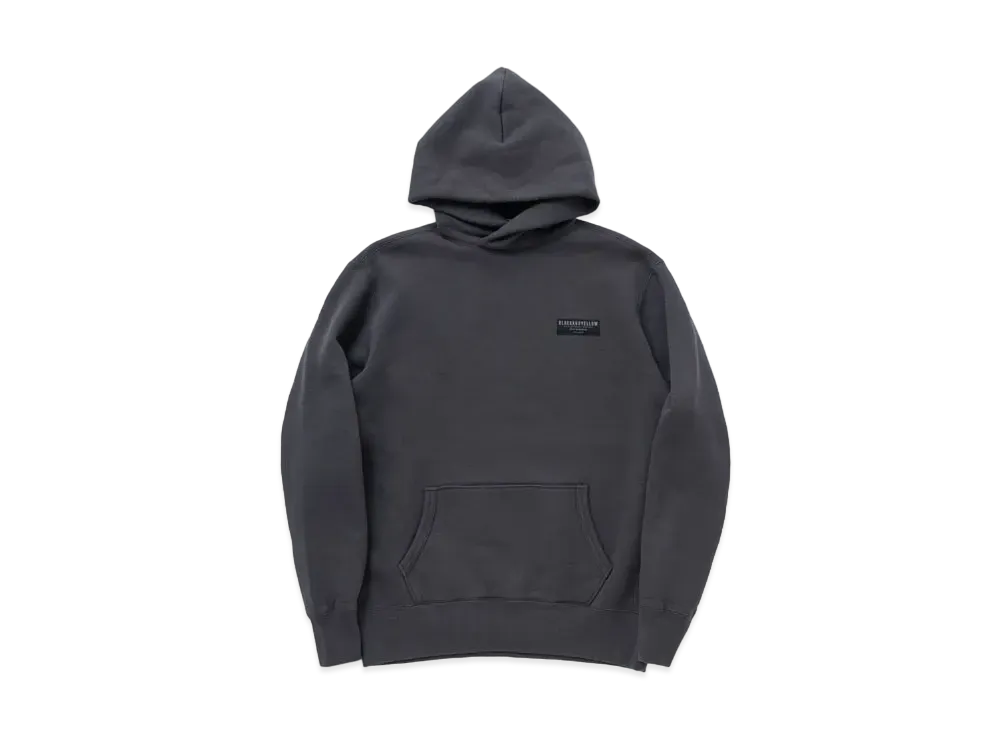 RATS Cross Neck Hoodie Bar Tag "Charcoar"