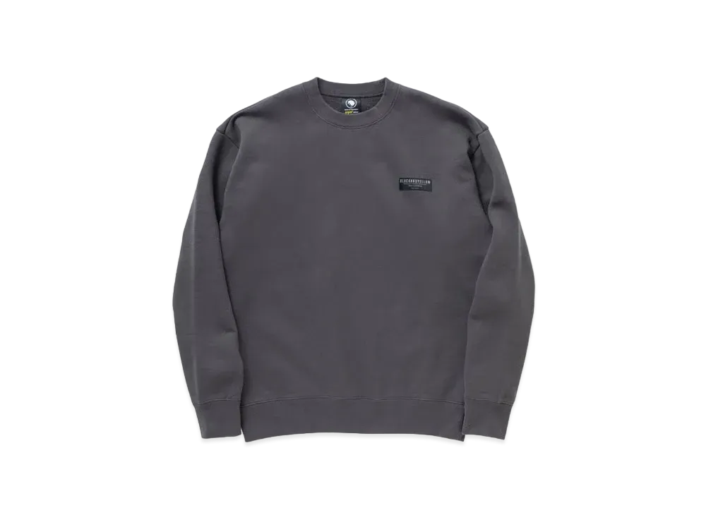 RATS Crew Neck Sweat Bar Tag "Charcoar"