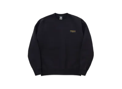 RATS Crew Neck Sweat Bar Tag "Black"