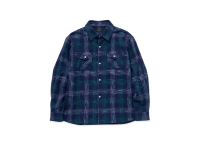 RATS Amundsen Check Shirt "Navy"