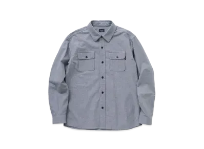 RATS Cotton Flannel Shirt "Grey"