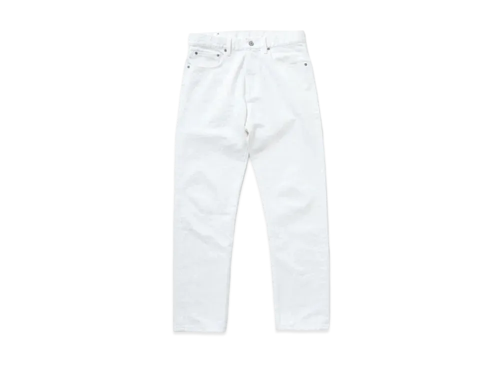RATS White Denim Pants Slim "White"