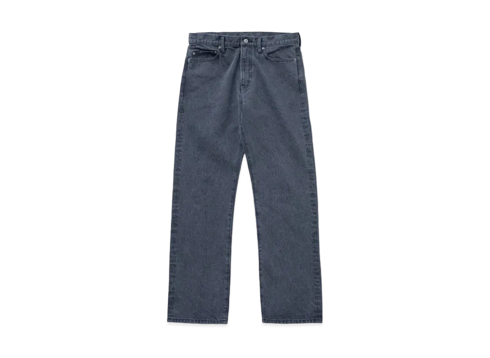 RATS Gray Denim Pants Straight "Grey"