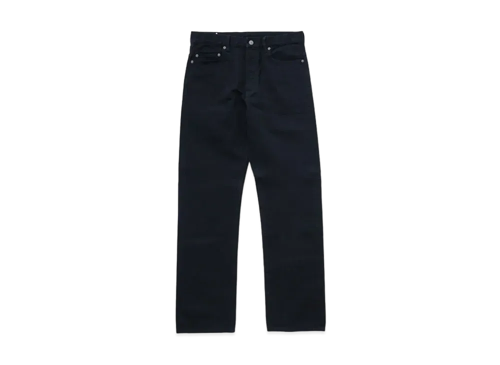 RATS Black Denim Pants Mode Straight "Black"