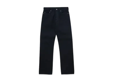 RATS Black Denim Pants Street Straight "Black"