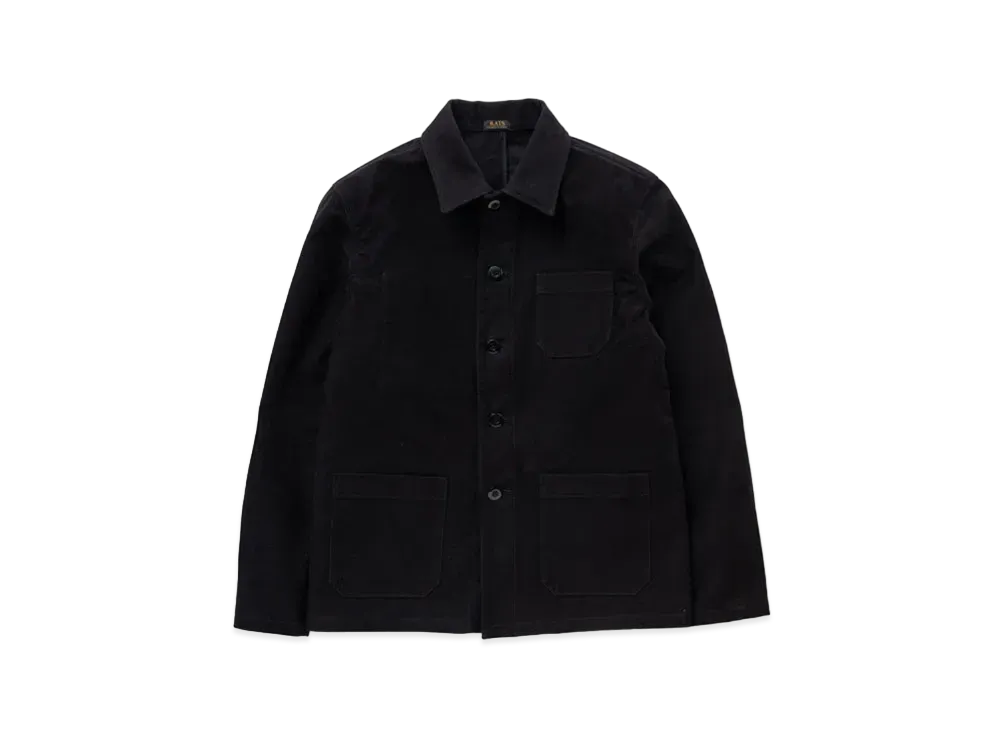 RATS French Work Jacket "Black"