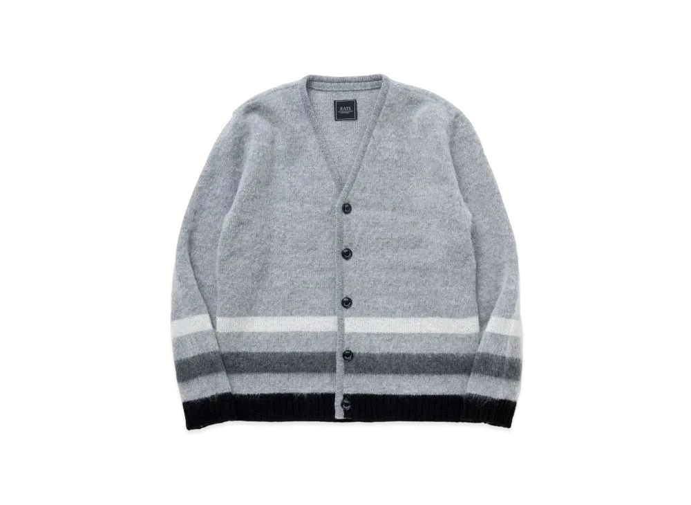 RATS Mohair Knit Cardigan "Grey"