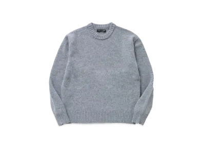 RATS Lamb Wool Crew Neck Knit "Grey"