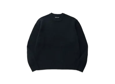 RATS Lamb Wool Crew Neck Knit "Black"
