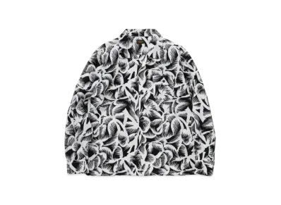 RATS Palm Tree Aloha Shirt "Black White"