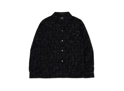 RATS Kasuri Rayon Shirt "Black"