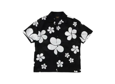 RATS Flower Aloha S/S Shirt "Black"