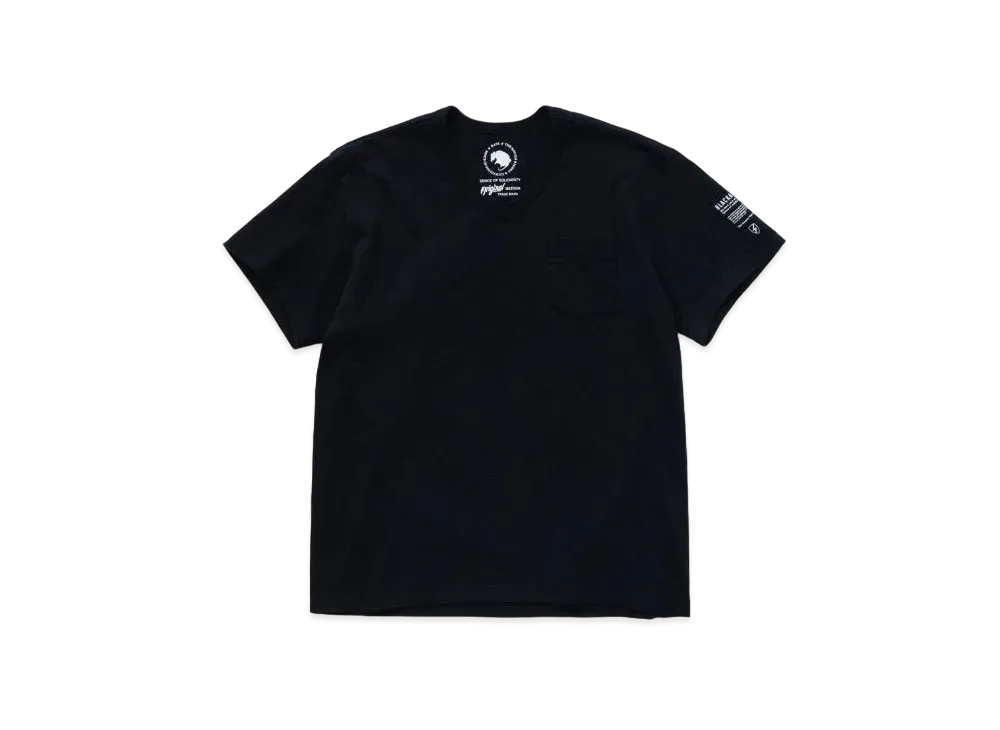 RATS Pack Tee "V-Neck Pocket Tight Silhouette" "Black"